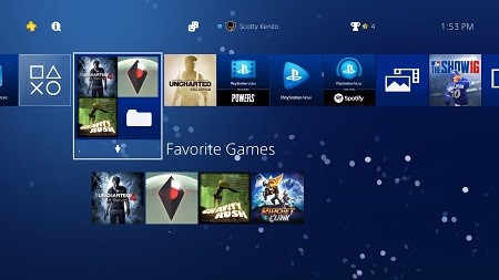Sony выпустила обновление для PlayStation 4 (ver.4.0)